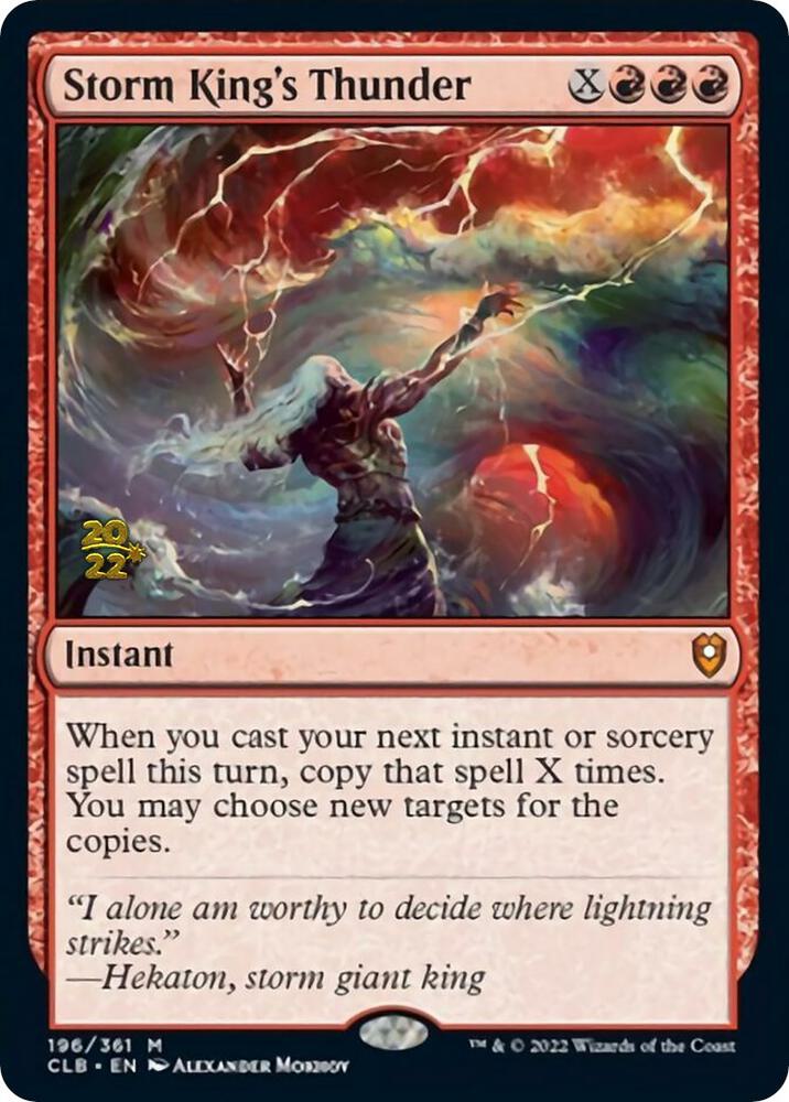 Storm Kings Thunder 196 (Prerelease Cards)  - Foil | Good Games Adelaide SA