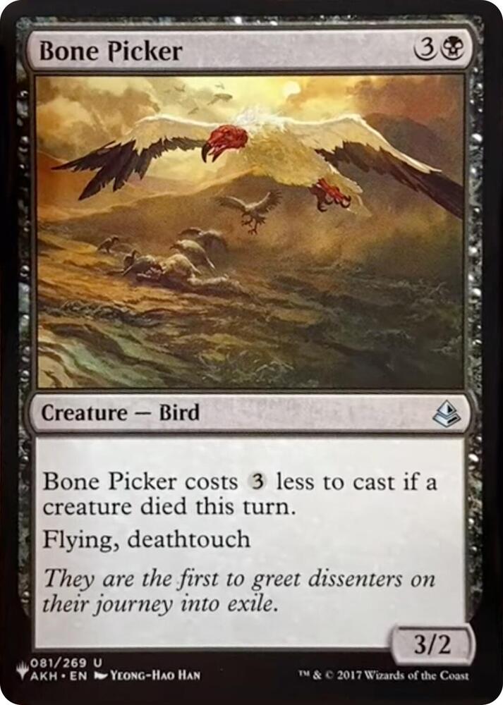 Bone Picker 081/269 (The List Reprints)  | Good Games Adelaide SA