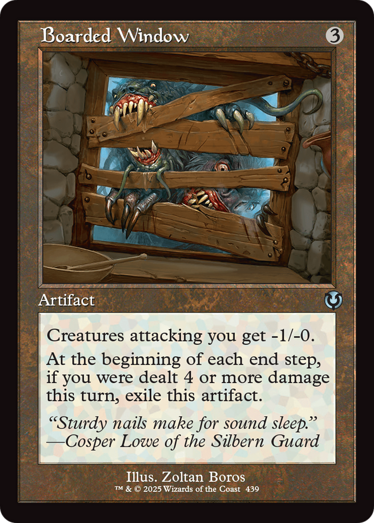 Boarded Window (Retro Frame) [Innistrad Remastered] | Good Games Adelaide SA