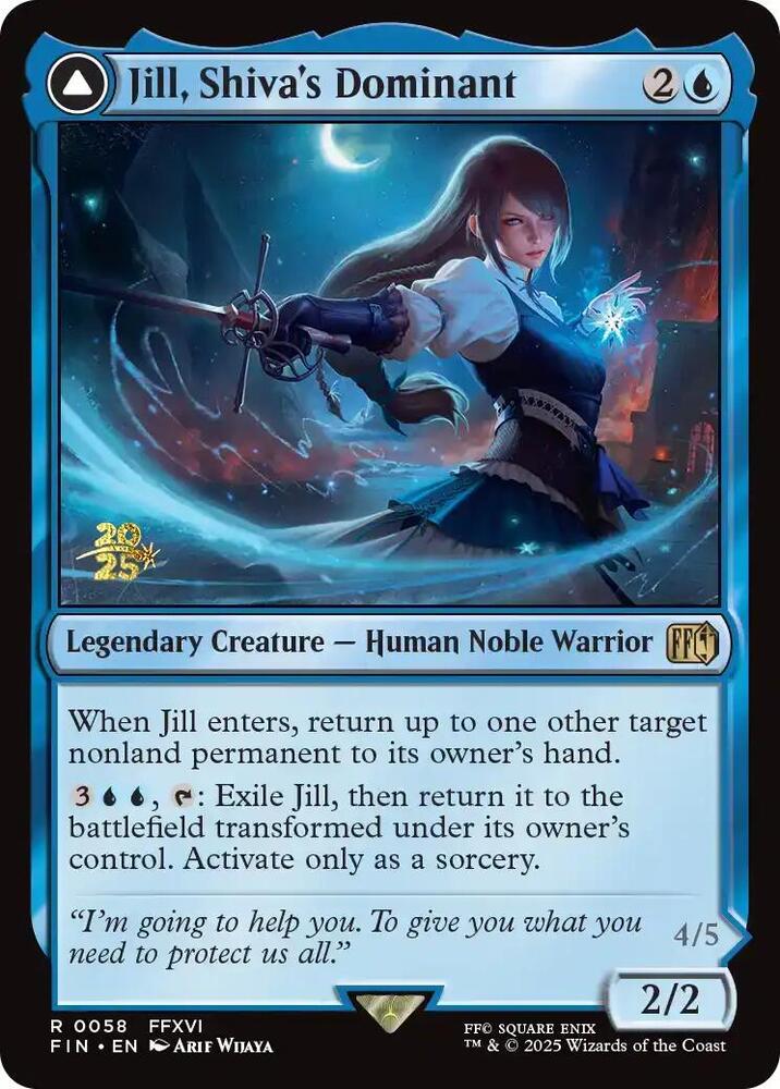 Jill Shivas Dominant 58 (Prerelease Cards)  - Foil | Good Games Adelaide SA