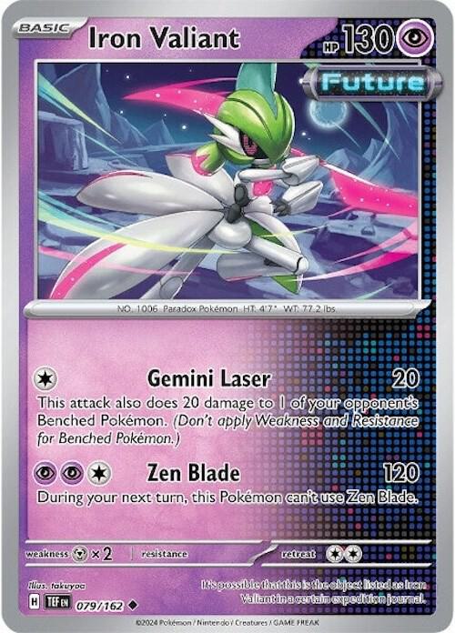 Iron Valiant 079/162 (SV05: Temporal Forces)  - Reverse Holofoil | Good Games Adelaide SA