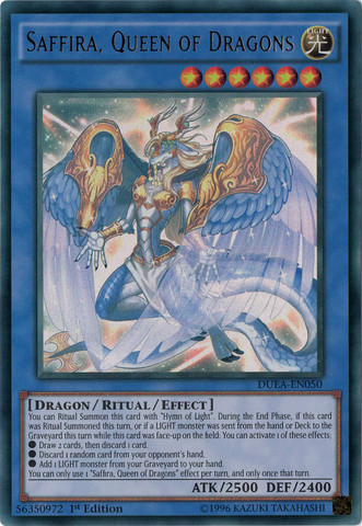 Saffira, Queen of Dragons [DUEA-EN050] Ultra Rare | Good Games Adelaide SA