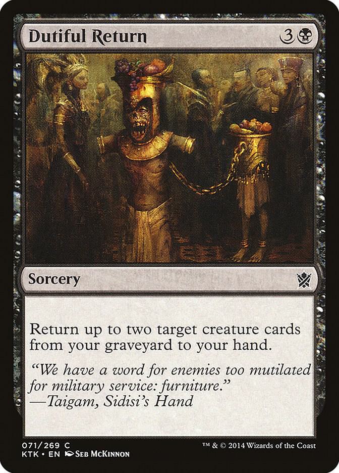Dutiful Return 71 (Khans of Tarkir)  - Foil | Good Games Adelaide SA