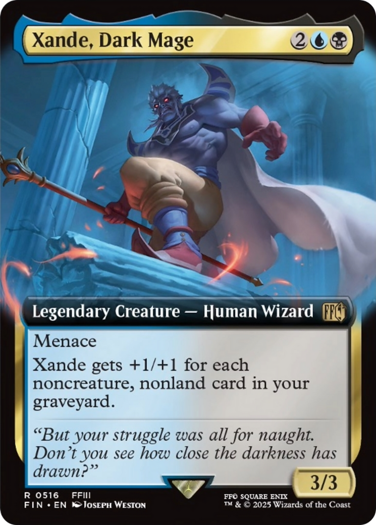 Xande, Dark Mage (Extended Art) [FINAL FANTASY] | Good Games Adelaide SA