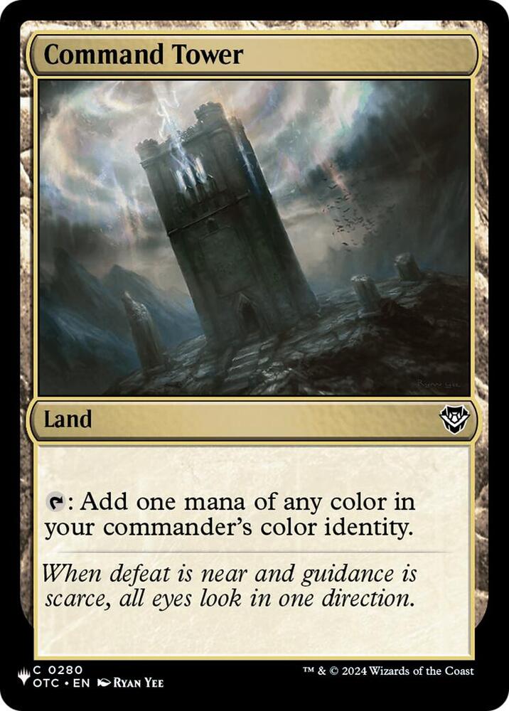 Command Tower OTC 280 (The List Reprints)  | Good Games Adelaide SA