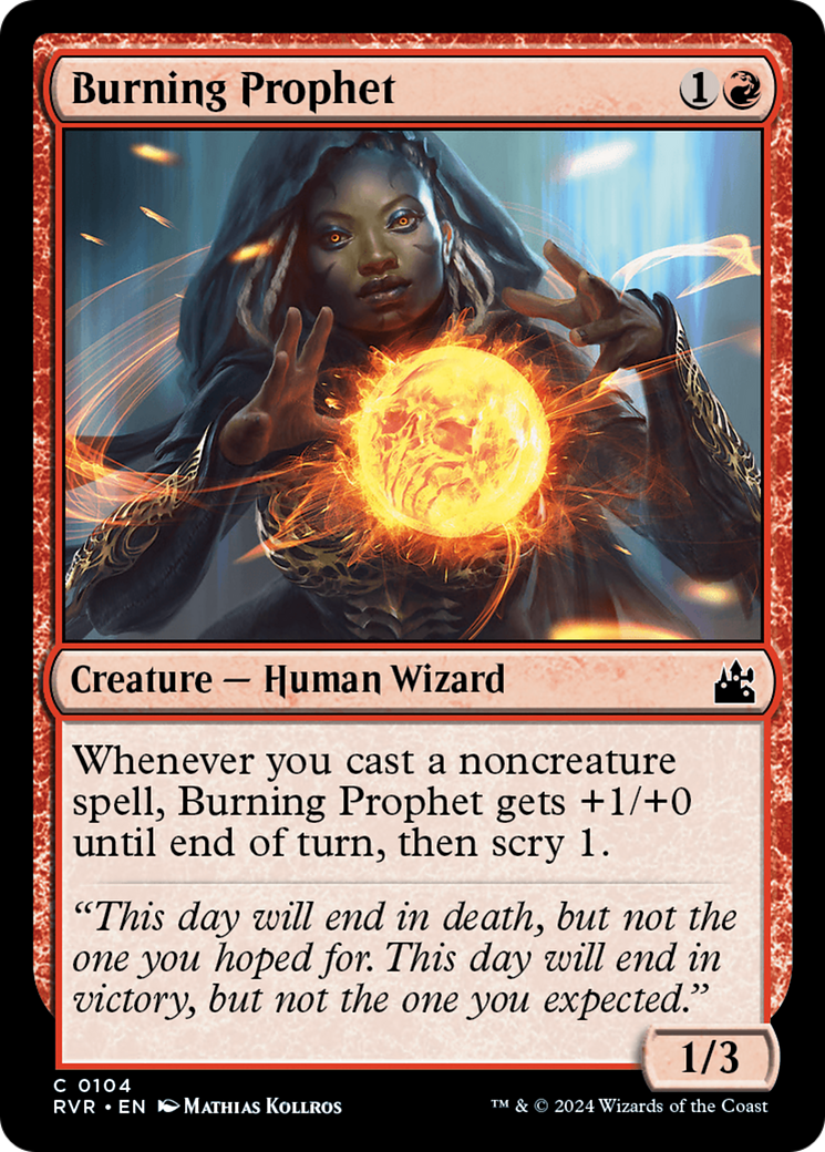 Burning Prophet [Ravnica Remastered] | Good Games Adelaide SA