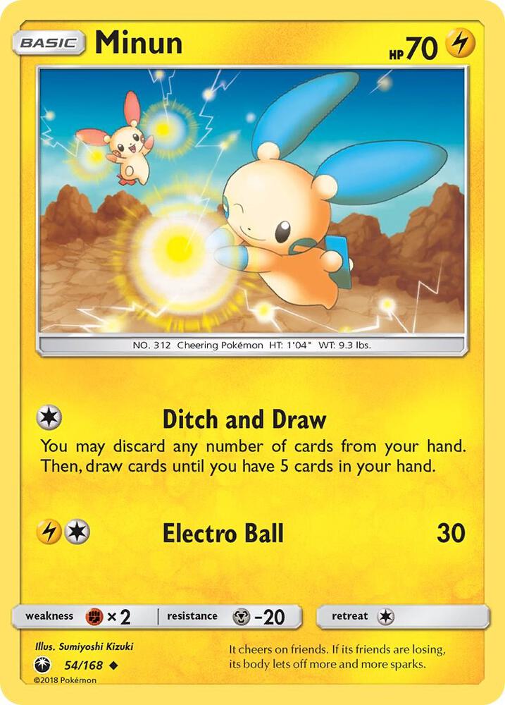 Minun 54/168 (SM - Celestial Storm)  | Good Games Adelaide SA
