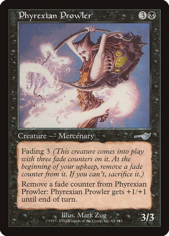 Phyrexian Prowler 65 (Nemesis)  - Foil | Good Games Adelaide SA