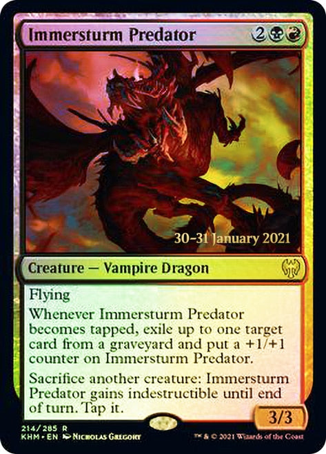 Immersturm Predator  [Kaldheim Prerelease Promos] | Good Games Adelaide SA