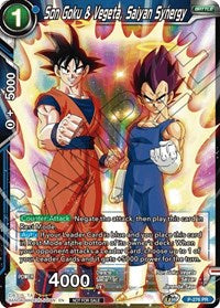 Son Goku & Vegeta, Saiyan Synergy (Unison Warrior Series Tournament Pack Vol.3) (P-276) [Tournament Promotion Cards] | Good Games Adelaide SA