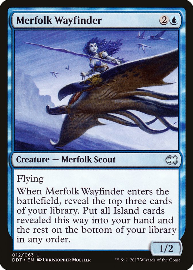 Merfolk Wayfinder 12 (Duel Decks: Merfolk vs. Goblins)  | Good Games Adelaide SA