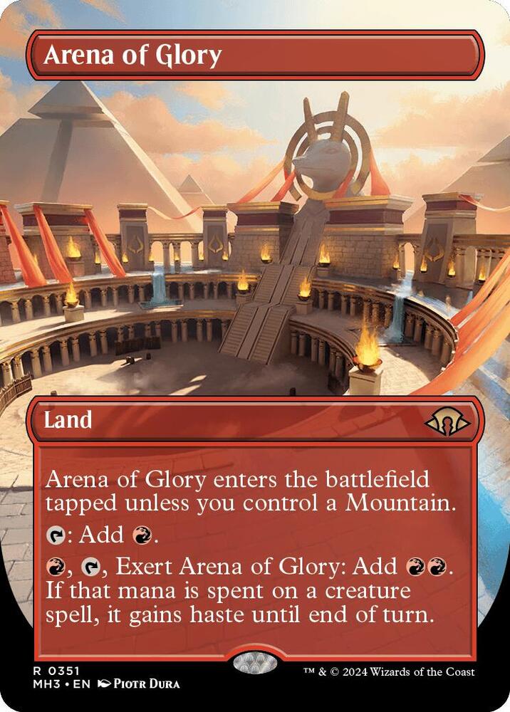 Arena of Glory 351/319 (Modern Horizons 3)  - Borderless Foil | Good Games Adelaide SA