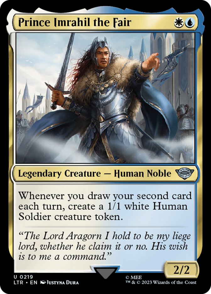 Prince Imrahil the Fair 219 (Universes Beyond: The Lord of the Rings: Tales of Middle-earth)  | Good Games Adelaide SA