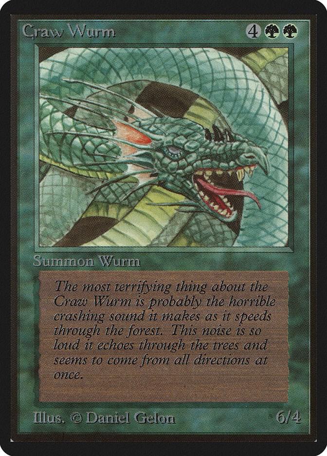 Craw Wurm 191/302 (Beta Edition)  | Good Games Adelaide SA