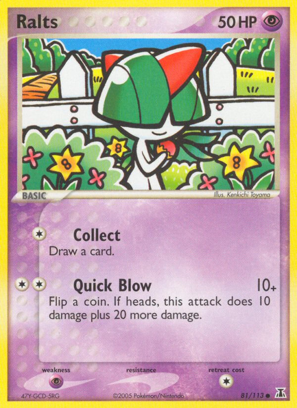 Ralts (81/113) [EX: Delta Species] | Good Games Adelaide SA