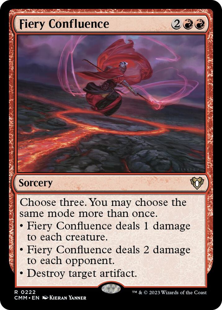 Fiery Confluence 222 (Commander Masters)  - Foil | Good Games Adelaide SA