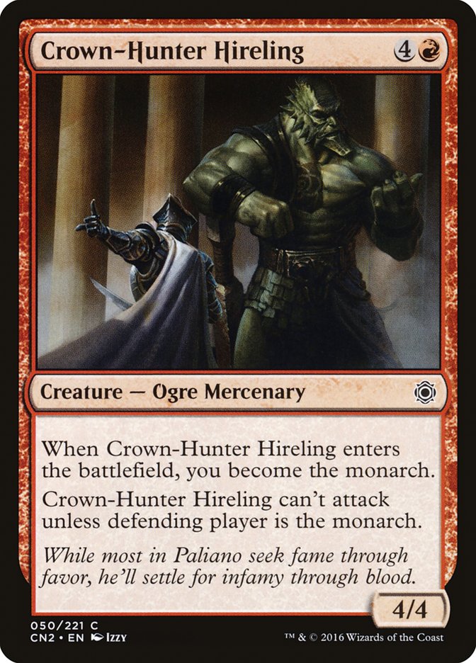 Crown-Hunter Hireling 50 (Conspiracy: Take the Crown)  - Foil | Good Games Adelaide SA