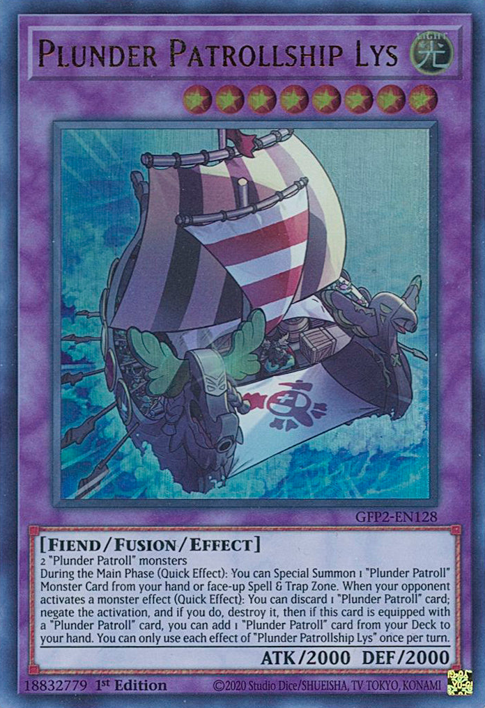 Plunder Patrollship Lys [GFP2-EN128] Ultra Rare | Good Games Adelaide SA