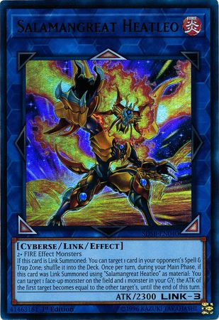 Salamangreat Heatleo [SDSB-EN040] Ultra Rare | Good Games Adelaide SA