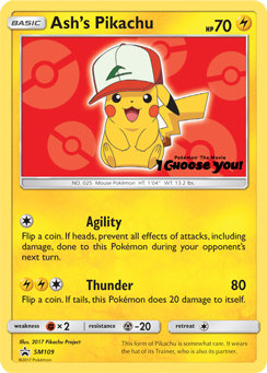 Ash's Pikachu (SM109) [Sun & Moon: Black Star Promos] | Good Games Adelaide SA