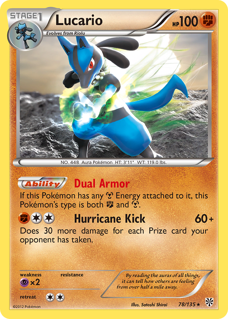 Lucario (78/135) [Black & White: Plasma Storm] | Good Games Adelaide SA
