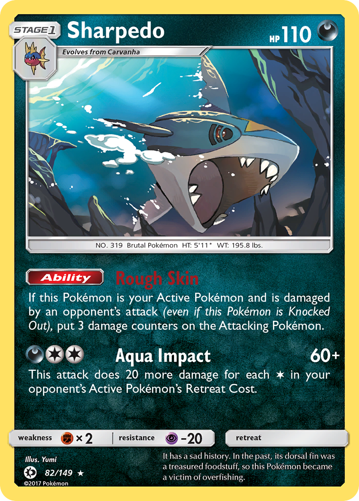 Sharpedo (82/149) [Sun & Moon: Base Set] | Good Games Adelaide SA