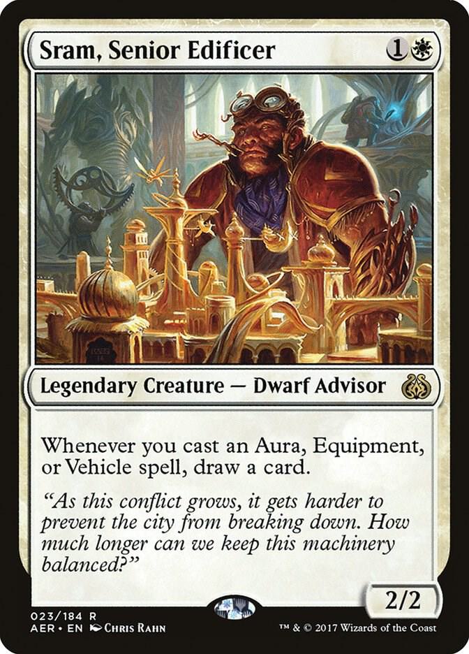 Sram, Senior Edificer 23 (Aether Revolt)  - Foil | Good Games Adelaide SA