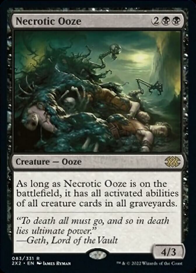 Necrotic Ooze [Double Masters 2022] | Good Games Adelaide SA