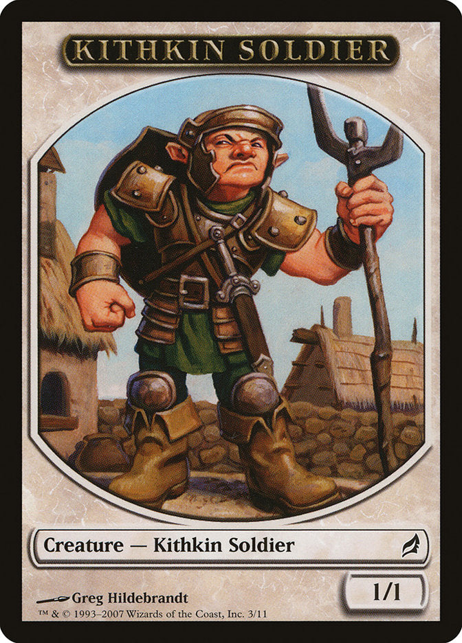 Kithkin Soldier Token [Lorwyn Tokens] | Good Games Adelaide SA