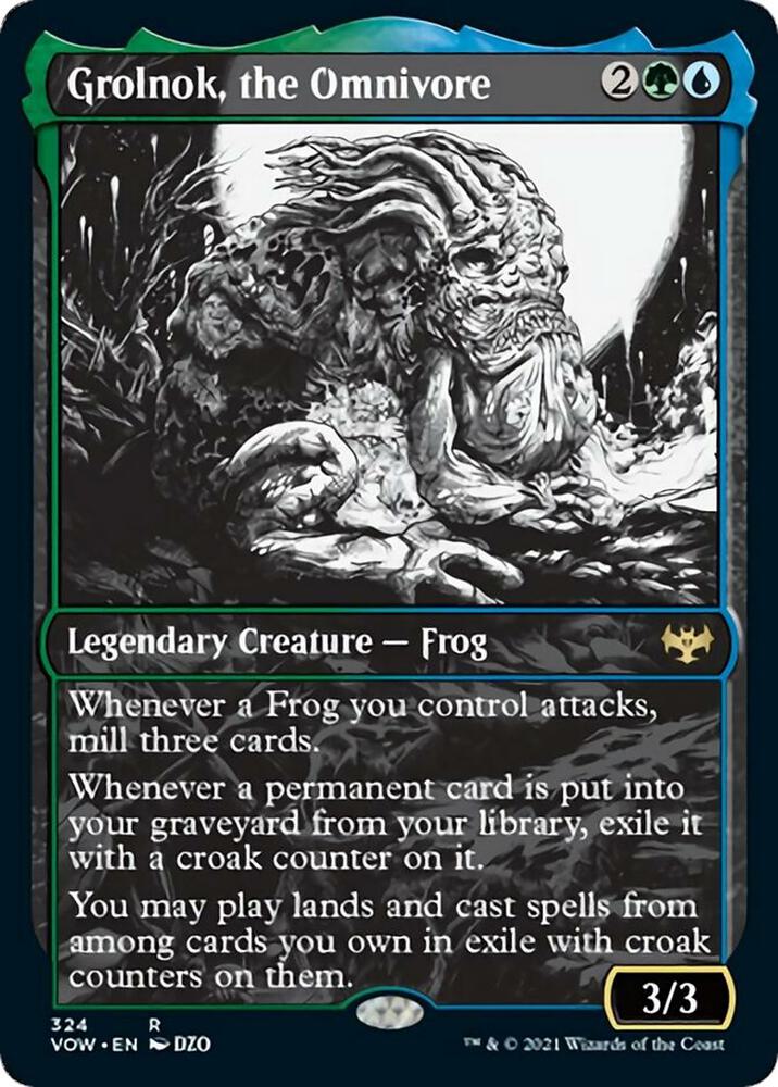 Grolnok the Omnivore Showcase 324 (Innistrad: Crimson Vow)  - Foil | Good Games Adelaide SA
