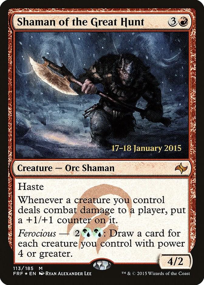 Shaman of the Great Hunt 113 (Prerelease Cards)  - Foil | Good Games Adelaide SA