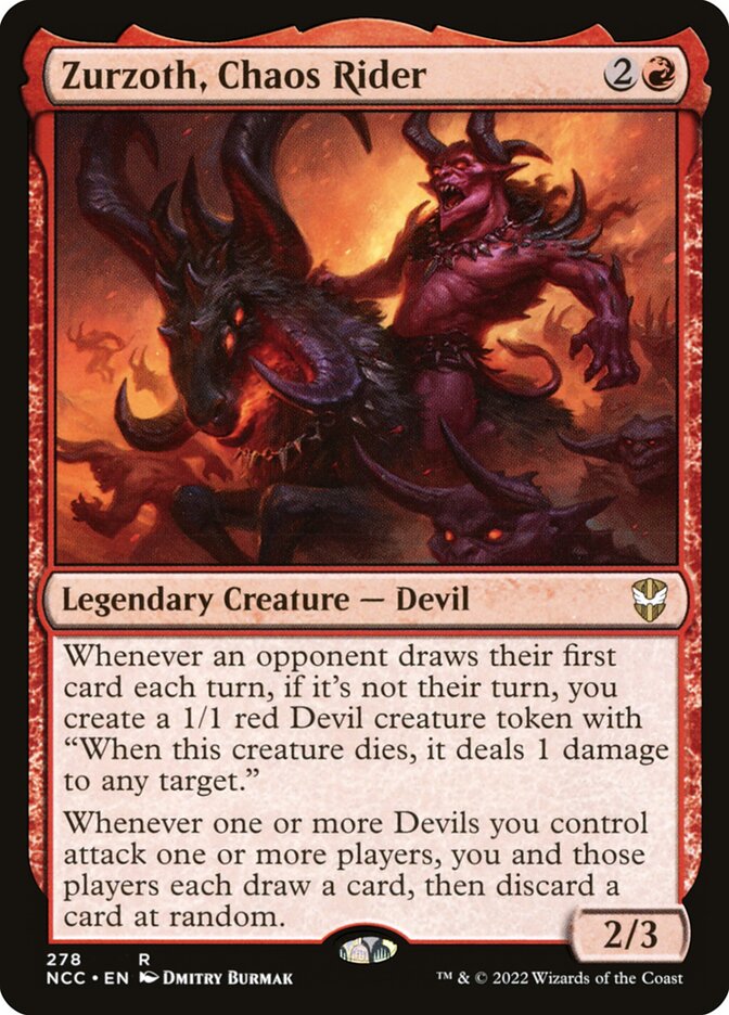 Zurzoth, Chaos Rider 278 (Commander: Streets of New Capenna)  | Good Games Adelaide SA