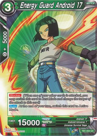 Energy Guard Android 17 [TB1-054] | Good Games Adelaide SA
