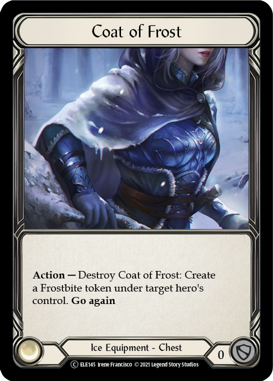 Coat of Frost [U-ELE145] Unlimited Rainbow Foil | Good Games Adelaide SA