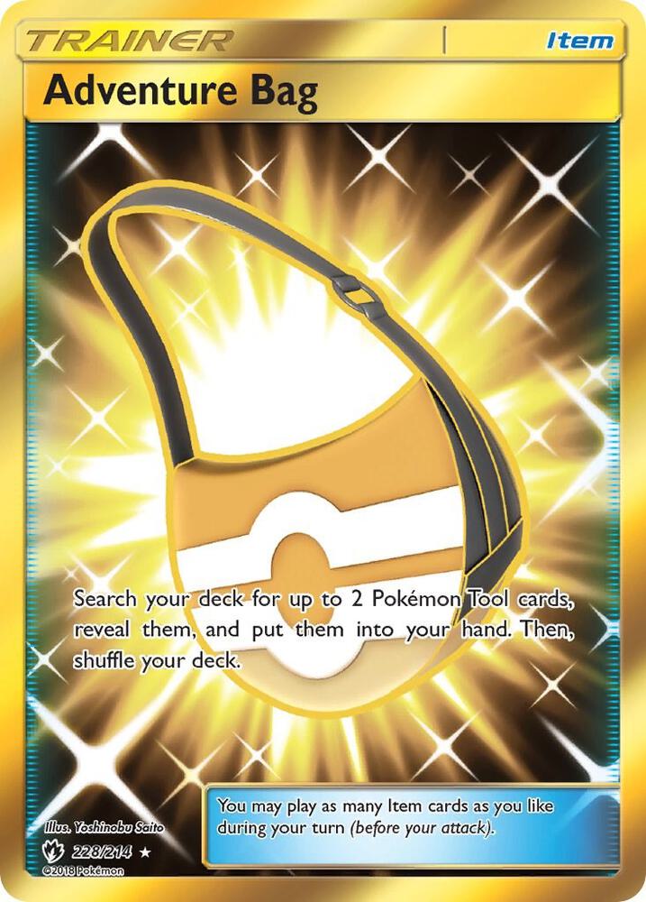 Adventure Bag Secret 228/214 (SM - Lost Thunder)  - Holofoil | Good Games Adelaide SA