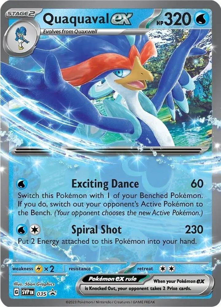 Quaquaval ex 035 (SV: Scarlet & Violet Promo Cards)  - Holofoil | Good Games Adelaide SA