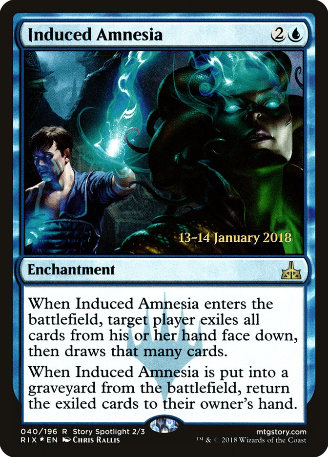Induced Amnesia [Rivals of Ixalan Promos] | Good Games Adelaide SA