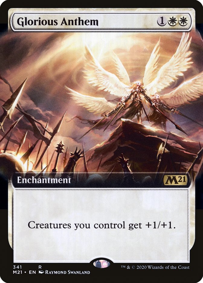 Glorious Anthem (Extended Art) [Core Set 2021] | Good Games Adelaide SA