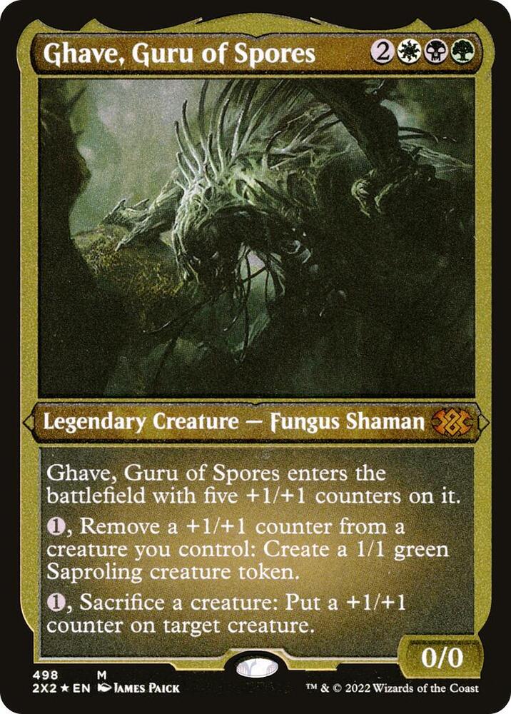 Ghave Guru of Spores Foil Etched 498 (Double Masters 2022)  - Foil | Good Games Adelaide SA