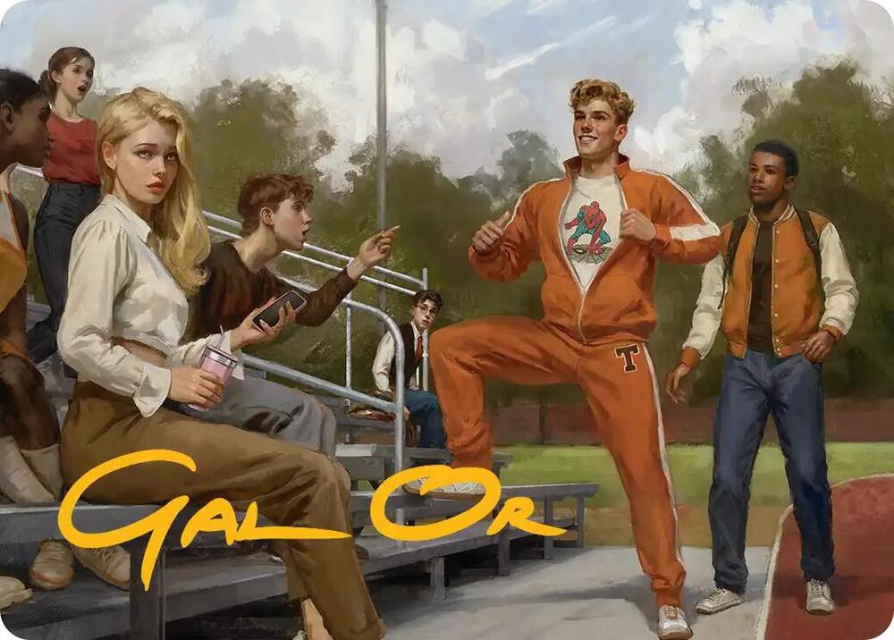 Flash Thompson Spider Fan Art Card Gold Stamped Signature 1 (Art Series: Marvel's Spider-Man)  | Good Games Adelaide SA