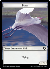 Copy (54) // Bird Double-Sided Token [Commander Masters Tokens] | Good Games Adelaide SA
