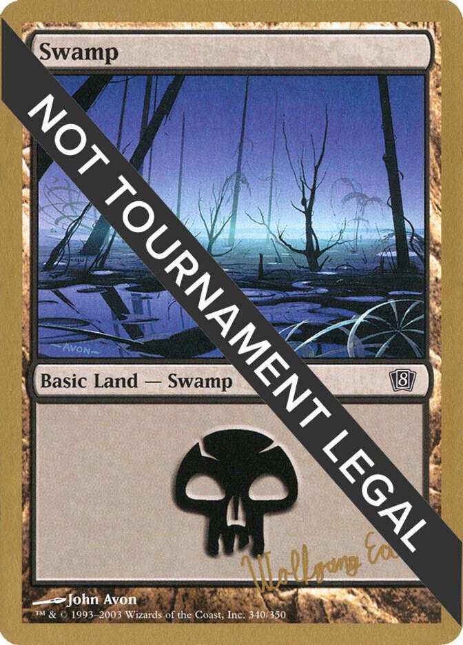 Swamp 340 2003 Wolfgang Eder 8ED we340/142 (World Championship Decks)  | Good Games Adelaide SA