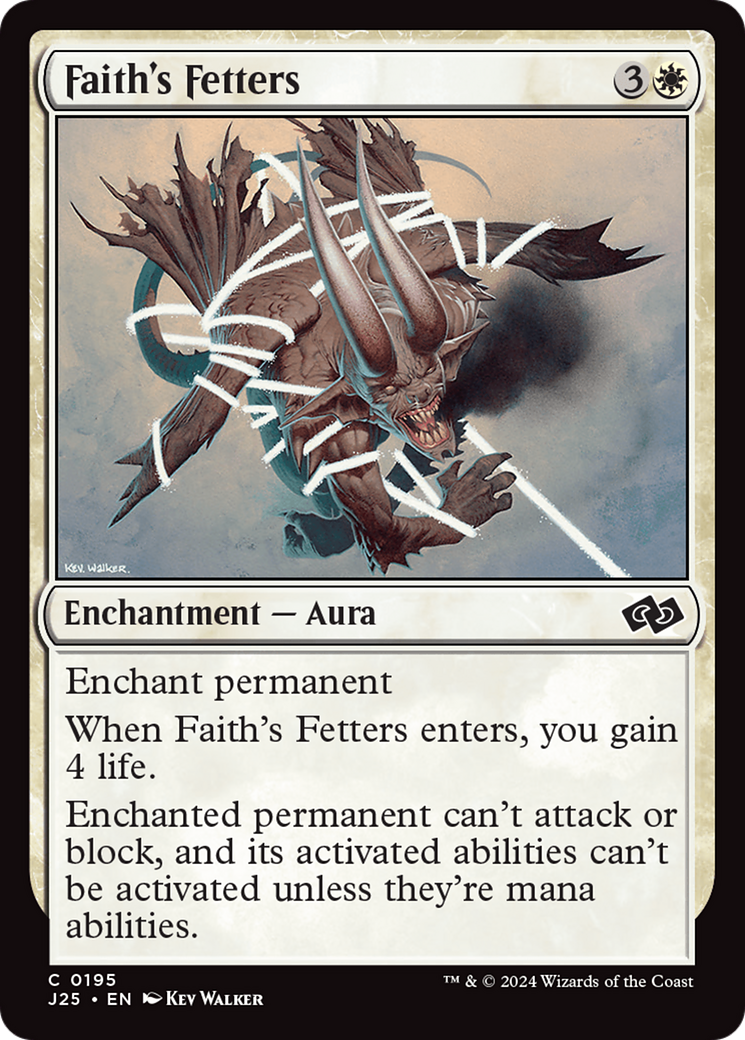 Faith's Fetters [Foundations Jumpstart] | Good Games Adelaide SA