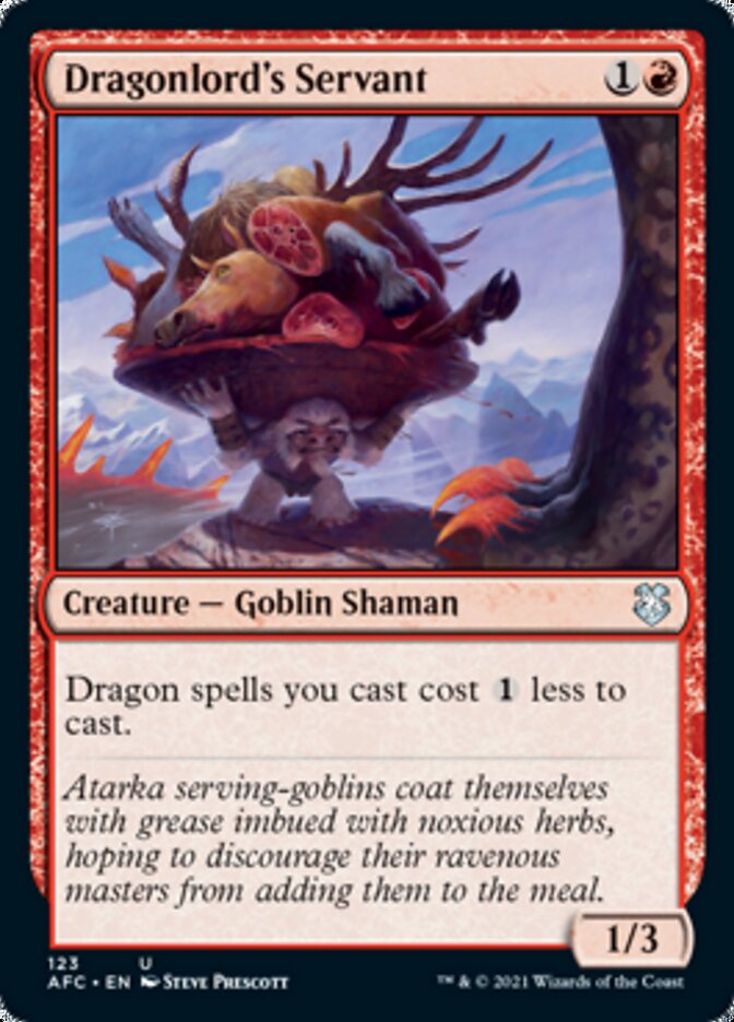 Dragonlord's Servant [Dungeons & Dragons: Adventures in the Forgotten Realms Commander] | Good Games Adelaide SA