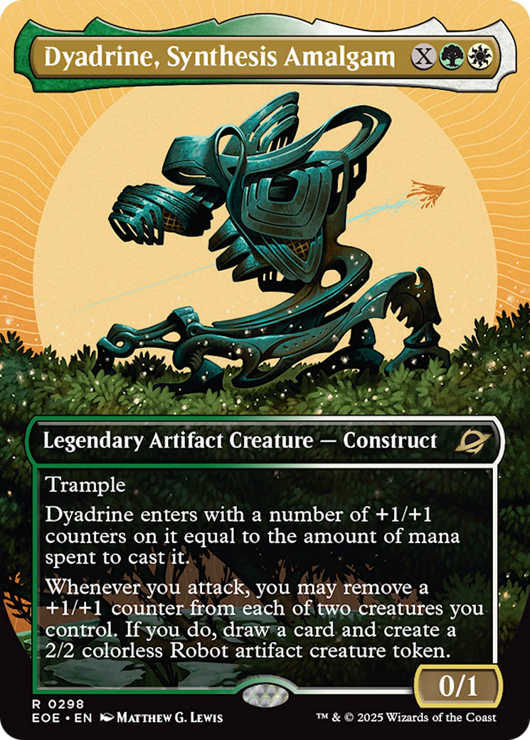 Dyadrine, Synthesis Amalgam (Borderless) [Edge of Eternities] | Good Games Adelaide SA