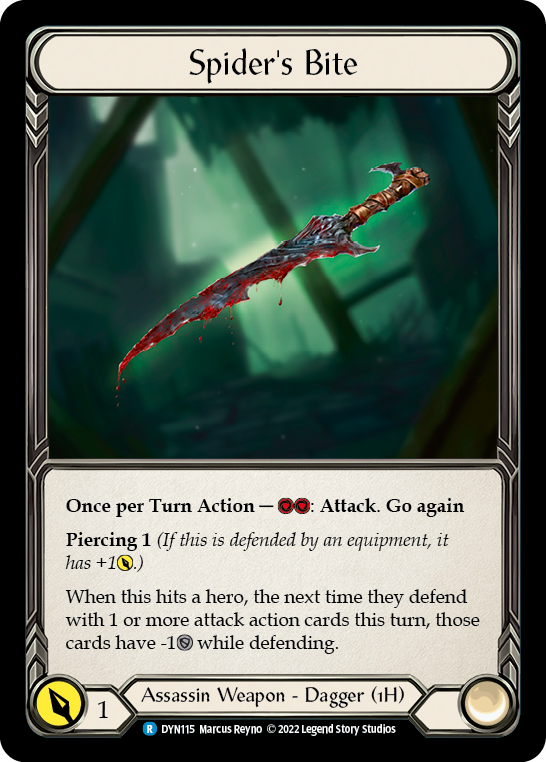 Spider's Bite [DYN115] (Dynasty)  Cold Foil | Good Games Adelaide SA