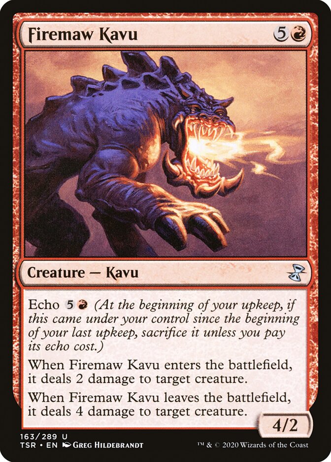 Firemaw Kavu 163 (Time Spiral: Remastered)  - Foil | Good Games Adelaide SA