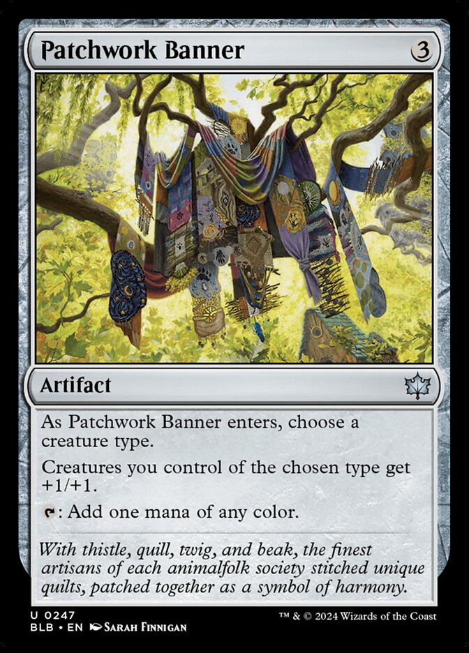 Patchwork Banner 247 (Bloomburrow)  - Foil | Good Games Adelaide SA