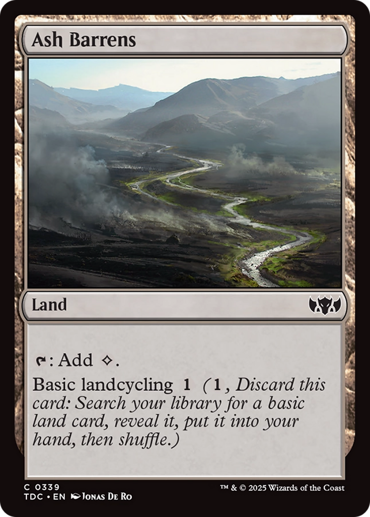 Ash Barrens [Tarkir: Dragonstorm Commander] | Good Games Adelaide SA