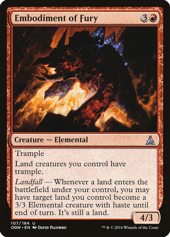 Embodiment of Fury [Oath of the Gatewatch] | Good Games Adelaide SA